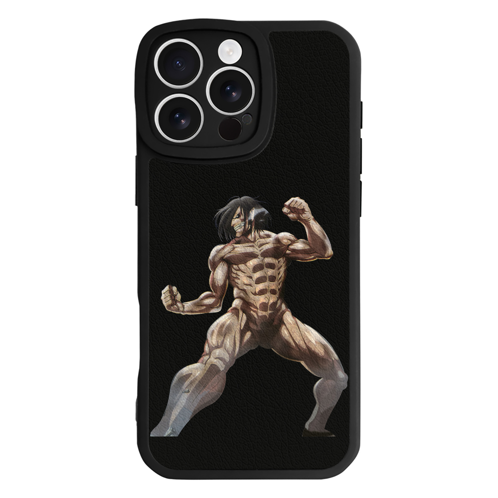 （画像用） 進撃の巨人 Attack on Titan 【iPhone 16シリーズ対応】シリコンスマホケース（レザー調） 材質：シリコン